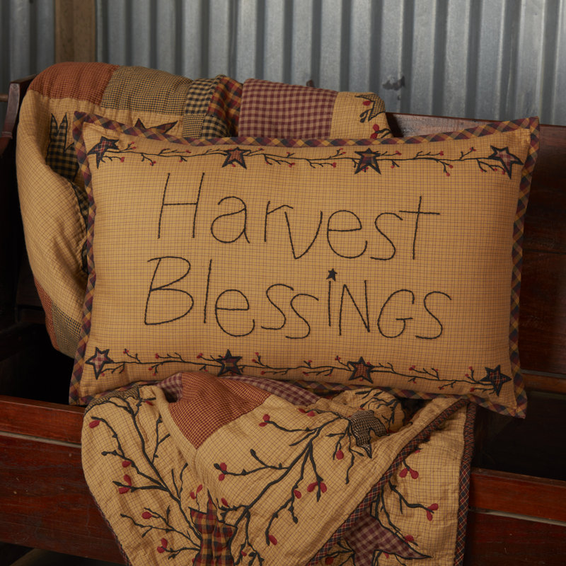 Coussin Anthonny Farms Harvest Blessings 14 x 22