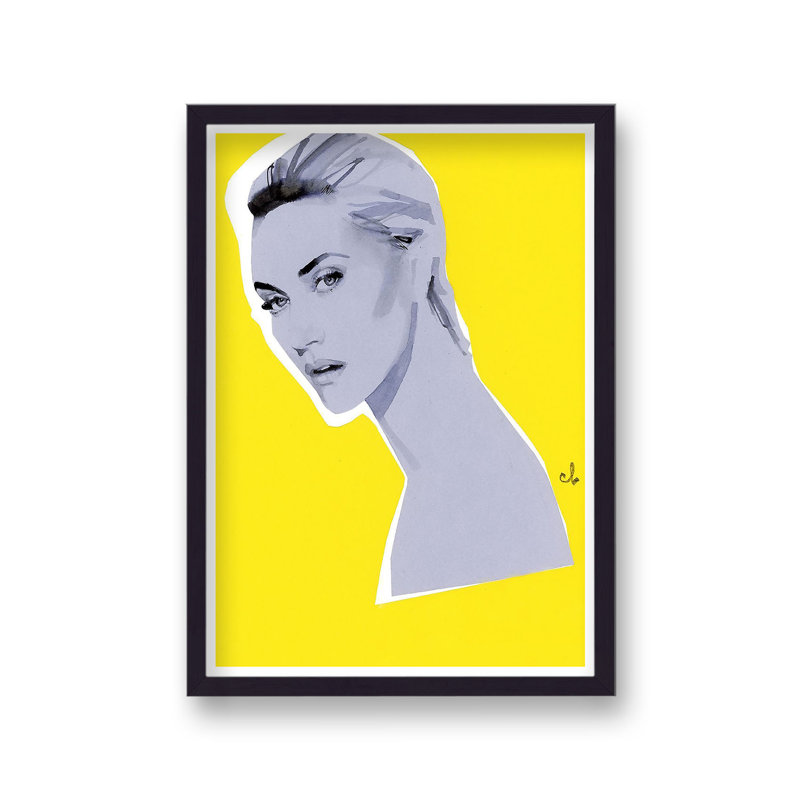 Marc Antoine Coulon Kate Winslet Celebrity Portrait Single Picture Frame Wall Art
