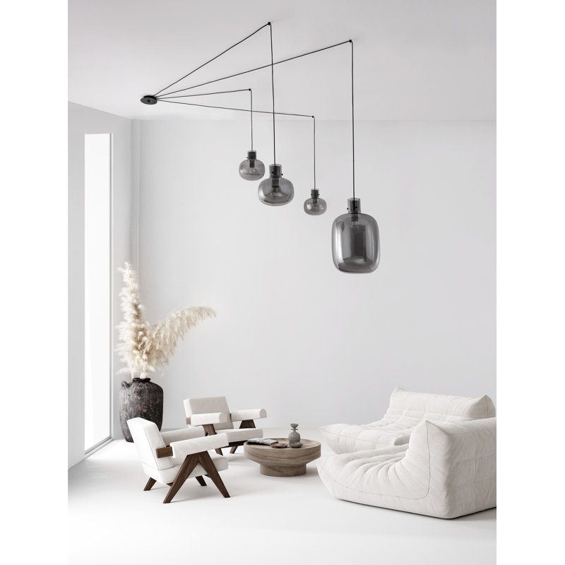 4 - Light Black Unique/Statement Pendant