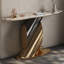 Console de style italien en pierre frittée.-732733173