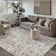 Elegant Modern Machine Washable Area Rug in Grey