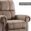 Fauteuil de massage inclinable électrique chauffant Mexia-1842455351