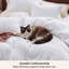 Housse de couette en microfibre Literie très grand californien - ensemble de literie très doux en coton prélavé (ensemble de 3)-1558598723-1558598733