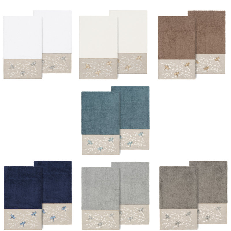 Braelyn 2 Bath Towel Set Midweight Bath Towel, Latte