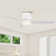 48" Figgs 3 - Blade LED Flush Mount Ceiling Fan with Remote Control and Light Kit Included