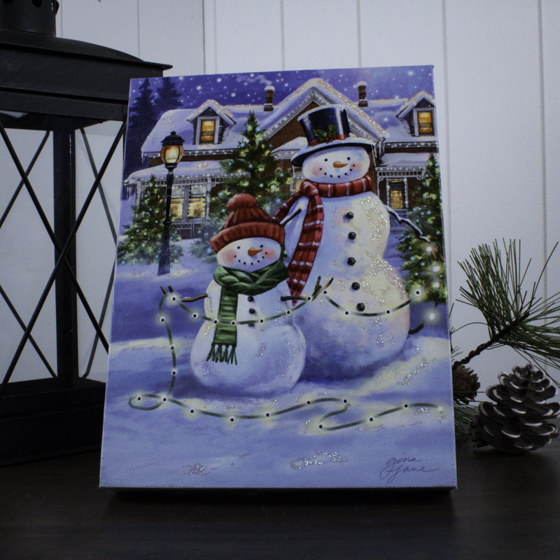 Twinkle Lights 8x6 Lighted Tabletop Canvas