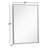 Clapp 28'' H Surface Mount Framed Medicine Cabinet with 2 Adjustable Shelves-74751501-74748360
