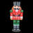 Acrylic Nutcracker LED Lighted Display