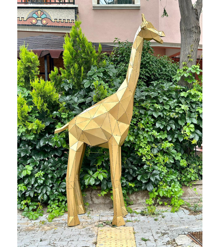 Statue de girafe - L, L