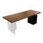 Ensemble de bureau d'écriture rectangulaire en bois massif avec chaise Jamarkis 4