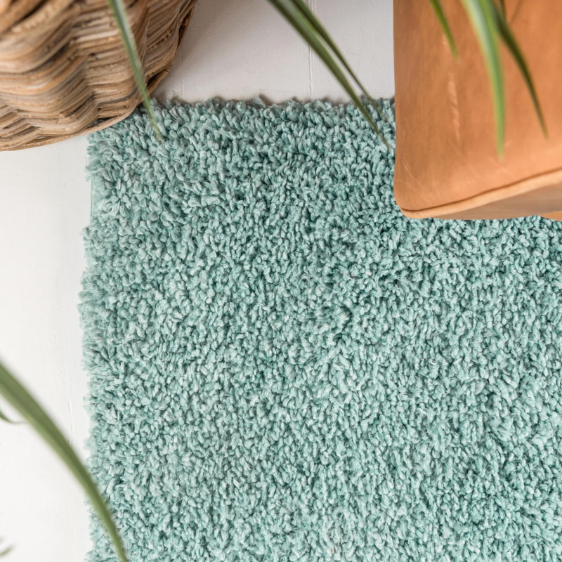 Tapis turquoise Wentworth, Rectangle 4 pi 1 po x 6 pi 1 po