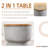2-In-1 Outdoor Side Table With Ice Bucket