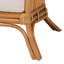 Chaise d'appoint bohémienne en rotin naturel