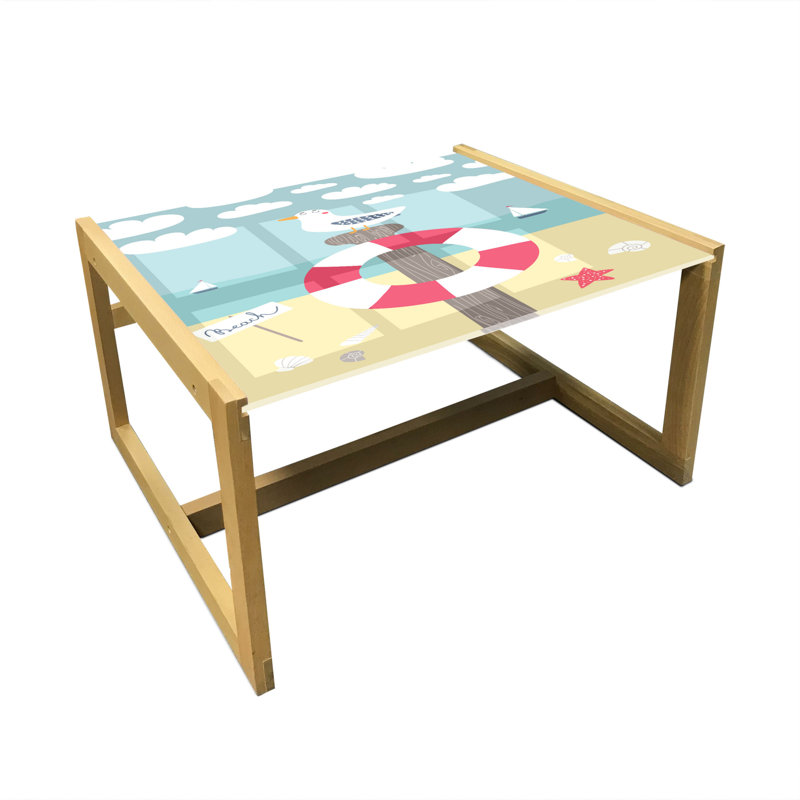 Jakora Sled Coffee Table, 62cm H x 74cm W x 40cm D