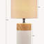 Lampe de table en céramique texturée-9162974-9162975