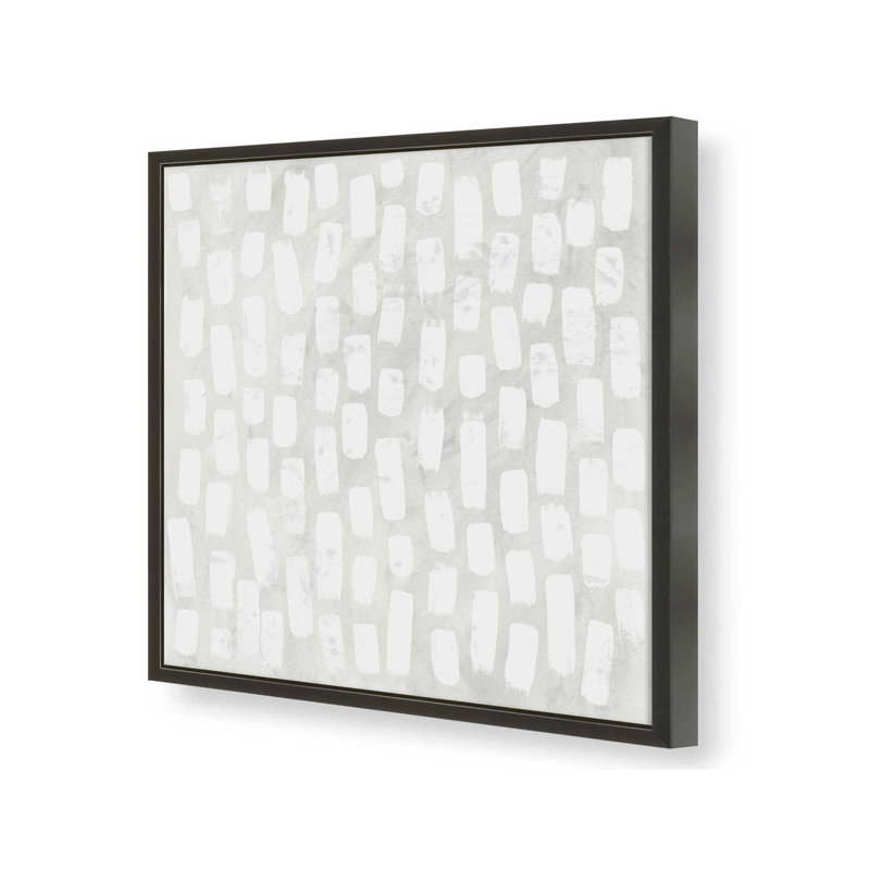 Imprimé Airy Repetition II, Encadrement ouvert, noir satiné, H 13,5 po x l 13,5 po