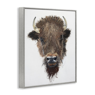 Western Bison Visage Giclee Art by Filippo Ioco