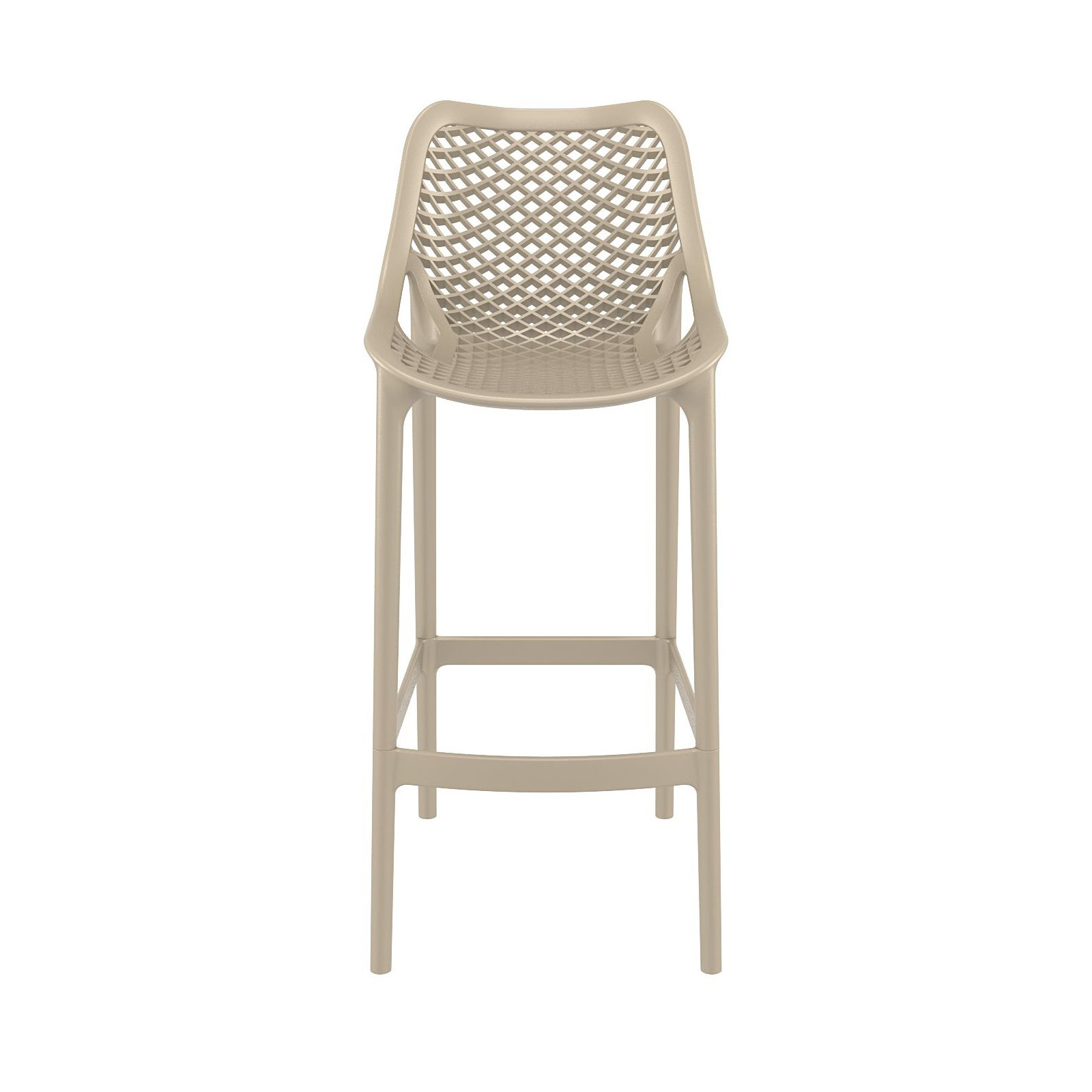 Farrah Patio Bar Stool, Taupe, 29.5"