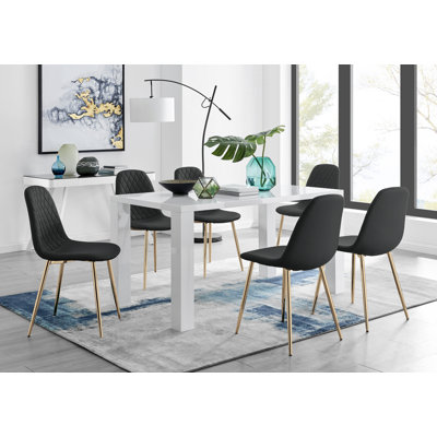 Chowchilla Dining Set with 6 Chairs