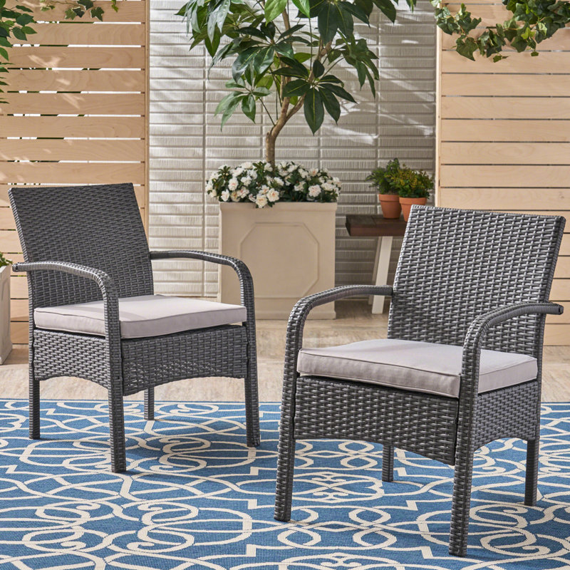 Collection de chaises longues d'extérieur Elegant - Chaises Kd de couleur grise, avec fabrication et coussins confortables pour se détendre sur la terrasse