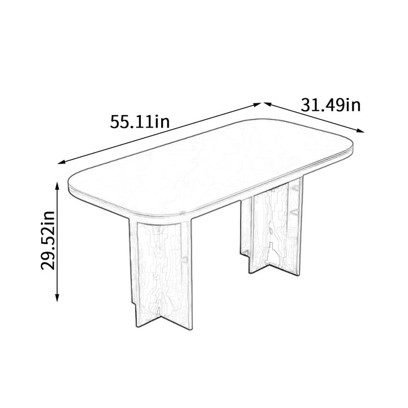 Carl, H 29,52 po x L 55,11 po x l 31,49 po, Noir, noir, noir, noir