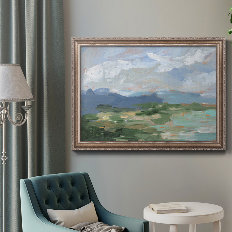 Painter's Composition Study I - Peinture sur toile encadrée, H 18 po x l 27 po x P 2,5 po