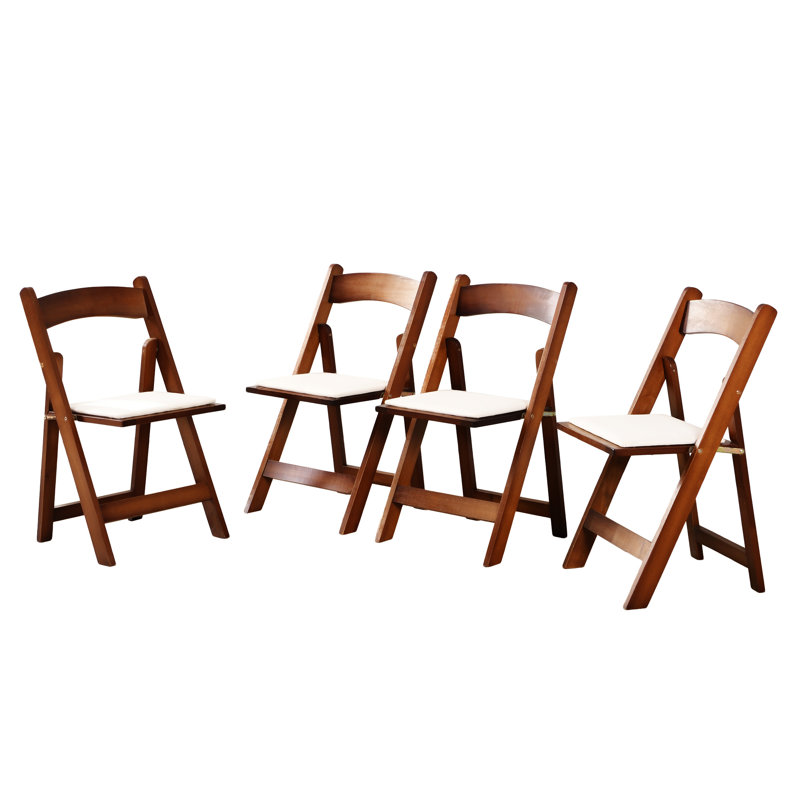 Chaise pliante rembourrée