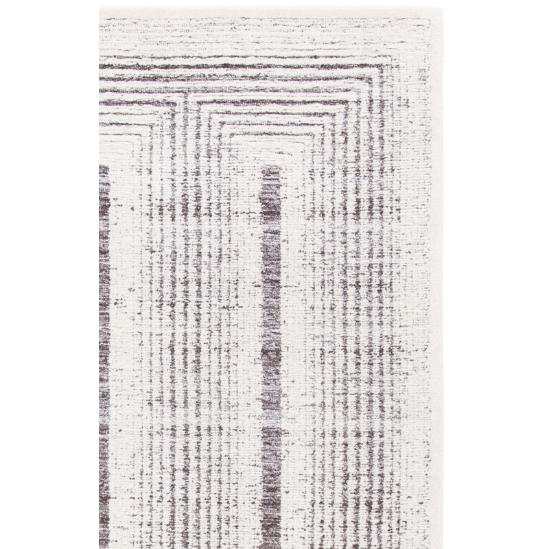 Binyomin Hand Tufted Performance Geometric Rug, Rectangle 8' x 10'