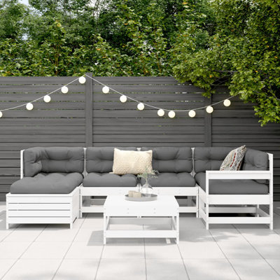 62cm Wide Outdoor L-Shaped Patio Sofa