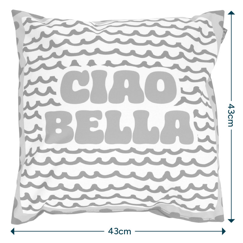 2 Pack Cushion 43x43cm, Bella Ciao