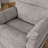 Crecent Plush Fabric Power Lift Recliner with Side Pockets