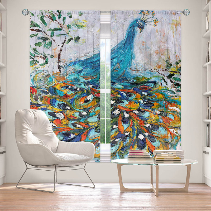 Ensemble de rideaux en polyester 2 pièces, L 40 po x L 82 po