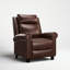 Fauteuil inclinable 33,5 po en cuir véritable-246832709