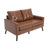 Arquette 53.5'' Faux Leather Loveseat