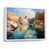 White Floater Framed