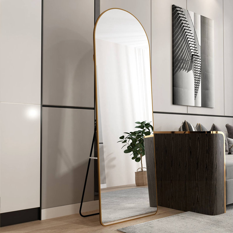 Mur en arche en alliage d'aluminium Chehalis, Doré