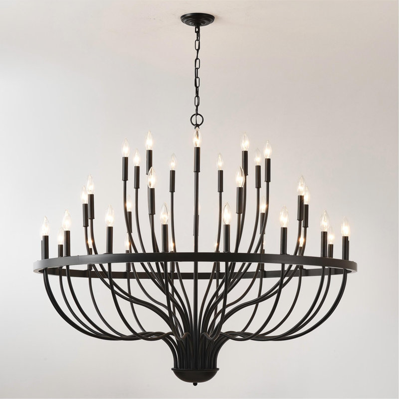 Lustre noir 47 po