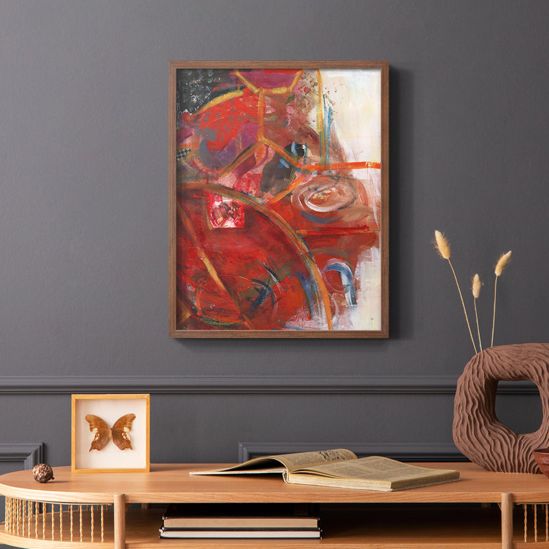 City Life I, reproduction encadrée - bois massif, H 20 po x l 16 po, Brun