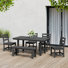 6-Piece Side Chair Dining Set With Bench