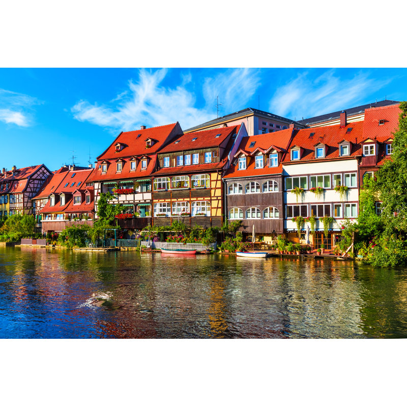 Connley Old Town In Bamberg - Wrapped Canvas Print, 30cm H x 46cm W x 3.8cm D