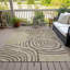 Tapis de porte d'extérieur antidérapant Leis-509231507