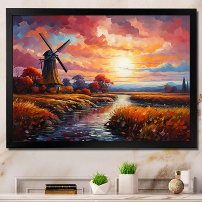 Mill Wind Majestic Revolution, reproduction d'art sur toile