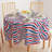 Anso American Stars Stripes Round Tablecloth-1616223943