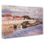 Barges by Alfred Sisley - Wrapped Canvas-61875762