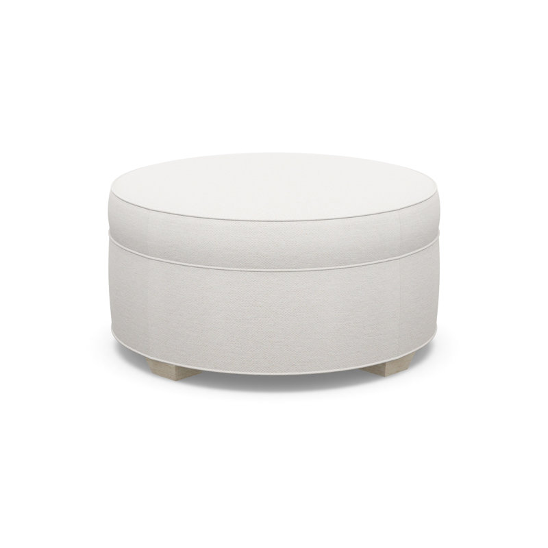 Round Ottoman, 9637-49, Sandstone