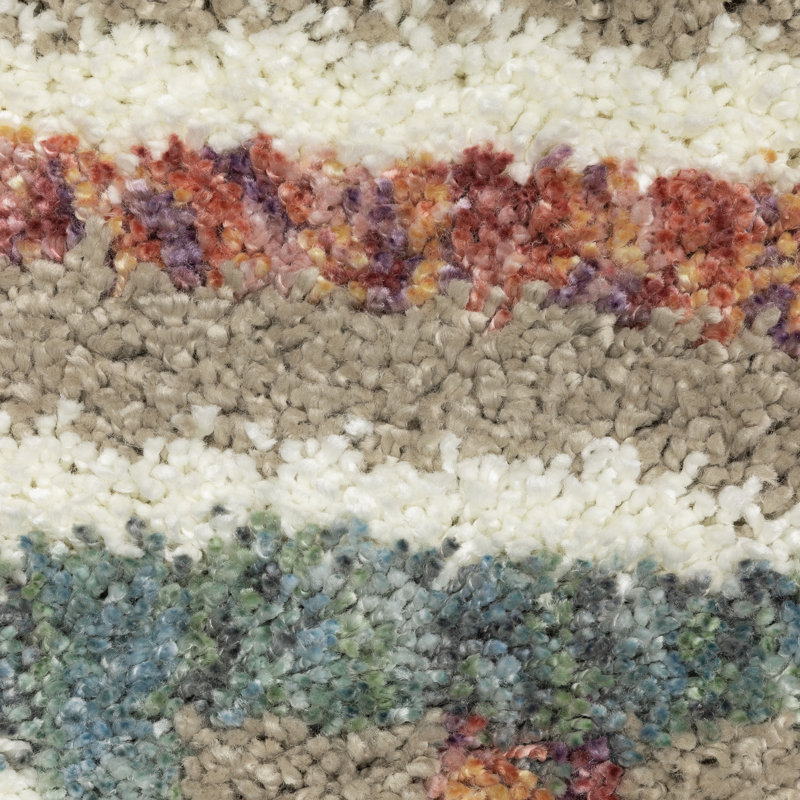 Performance Abstract Indoor Rug, Rectangle 7'10" x 10'10"
