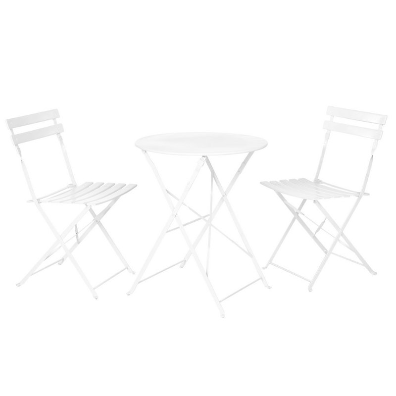 Moorhouse 2 Seater Conversation Set, White