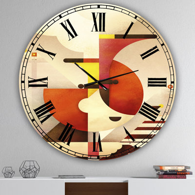 All That Jazz - Grande horloge murale Mid-Century