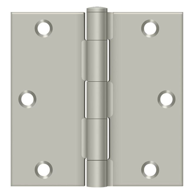 Steel Hinge, Brushed Nickel