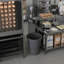 Poubelle commerciale en plastique 11 gallons
